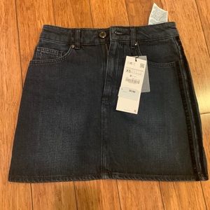 Dark Denim Mini Skirt